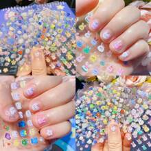 30 Sheets Nail Sticker Rabbit Nail Sticker Nail Art Nail Decoration Cute Cartoon Nail Decals Nail Design Manicure Tips Nail DIY Decoration Friend Gift Nail Stickers Nails Nail Supplies - Multicolor - View 9