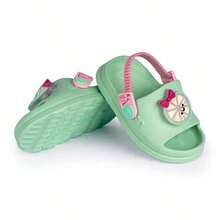 Kids Flat Sandals - 綠色 - 查看 3