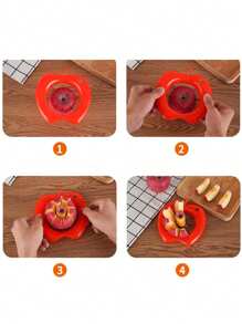 1/2pcs Reusable Apple Corer & Slicer - Creative Fruit Cutter For Kitchen Gadgets & Supplies