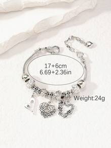 Chuỗi vòng tay - trắng - Xem 3