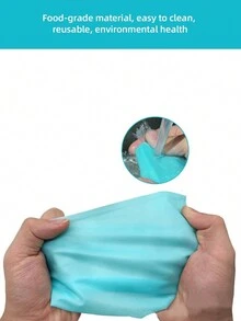 14pcs Stainless Steel Cake Decorating Nozzles Set Including 12 Icing Tips, 1 Converter And 1 Pastry Bag - Blue - View 5