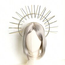 3pcs/set Virgin Mary Basic Crown Halloween Costume Headbands - Multicolor - View 5