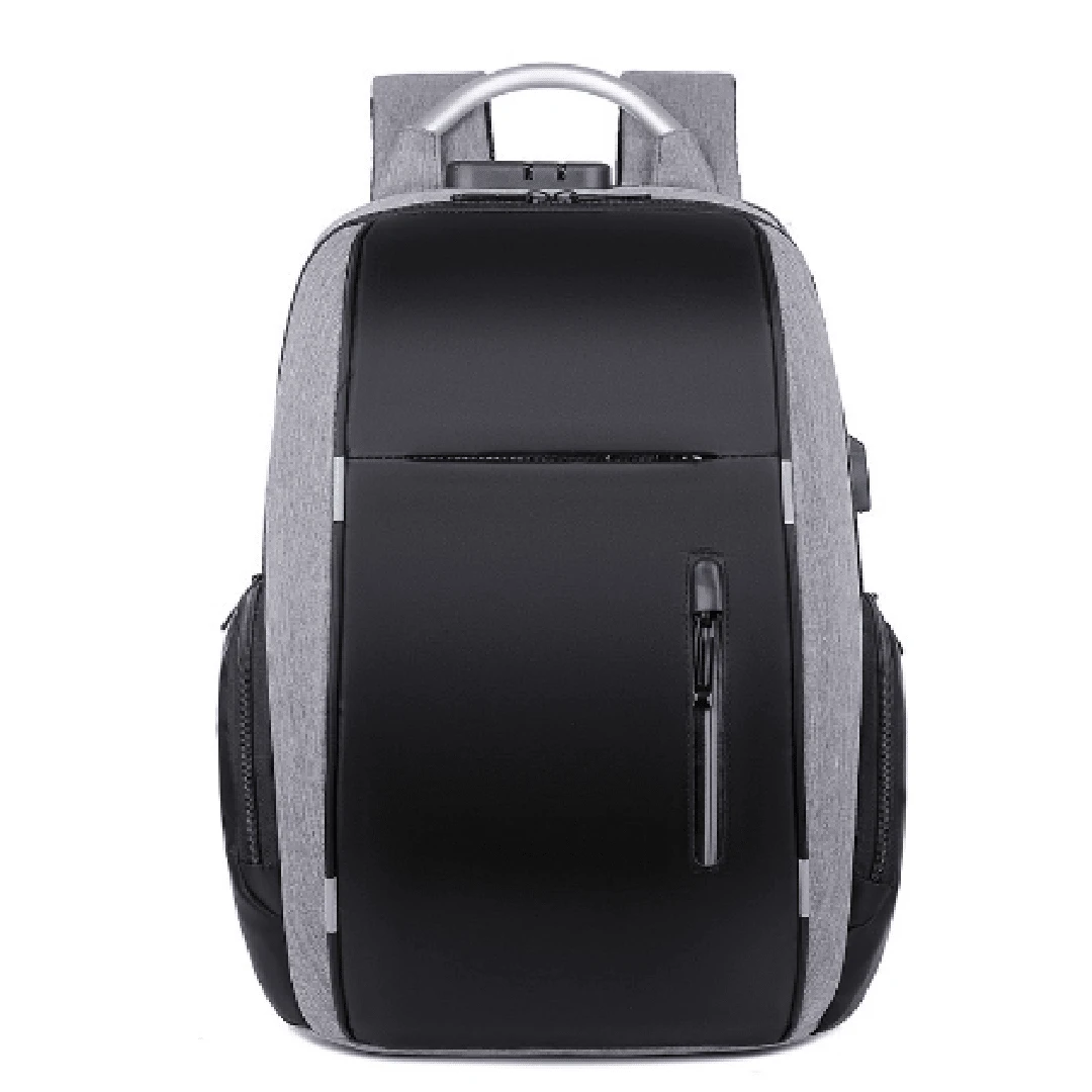 Mochila multifuncional recarregável USB de grande capacidade para homens, bolsa de ombro à prova d’água para reduzir a carga