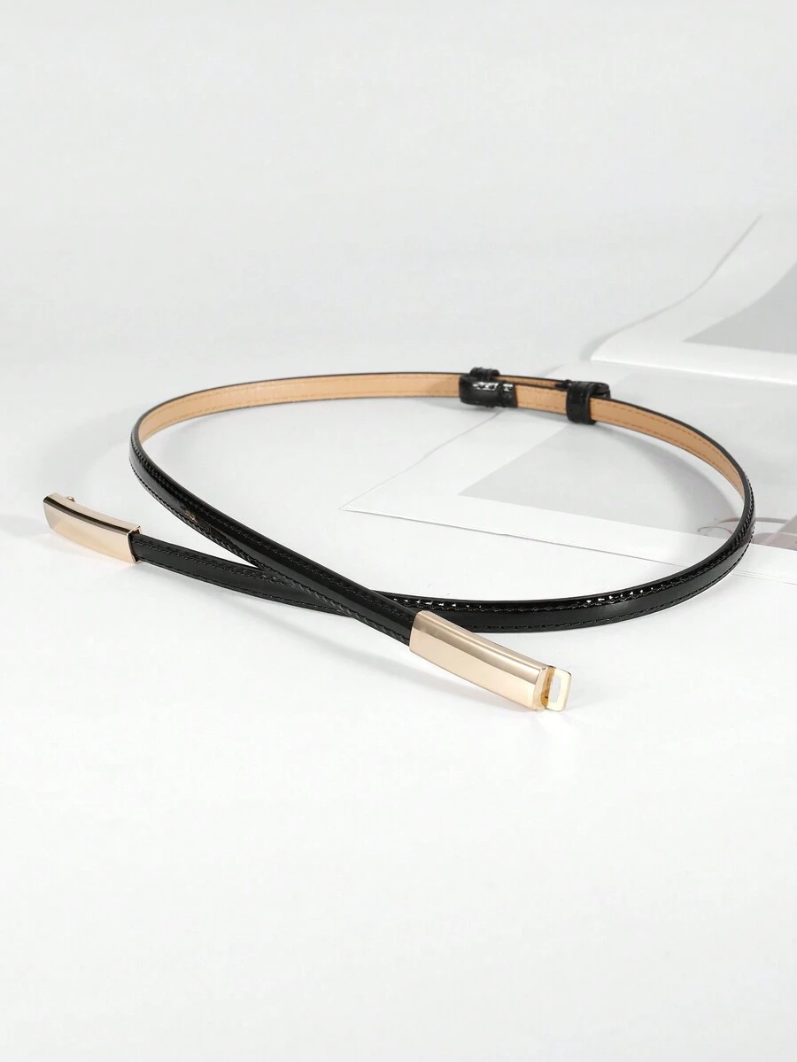 1 Miếng Của phụ nữ Châu Âu và Châu Mỹ Phong cách Giường đôi tiêu chuẩn Khóa trái tim Thắt lưng , Đúng mốt Màu thuần Cao đẳng Học sinh Thiếu niên Phụ kiện Đối với Giải trí Dịp - màu đen - Xem 1