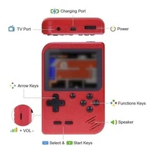 Consola de videojuegos retro con 400 juegos tipo SUP - Azul - Ver 3