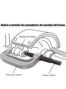 Prensa Rotula  Kit 4 En 1 Instalador Montar Desmontar 2wd 4wd Vmingo Mexico - Negro - Ver 7