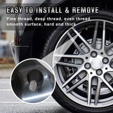 20/50入組輪胎氣閥塵蓋幹線帽-通用塑料輪胎帽,適用於自行車,汽車,卡車,摩托車等車輛 - 灰色 - 查看 8