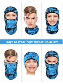 Sun Protective Anti UV 1pc Outdoor Cycling Headgear Windproof Sunscreen Sandproof Face Mask, Providing Good Protection For Cycling, Hiking, Skiing, Etc. Ski Mask,Suitable For Cycling,Riding Motorcycle And Skiing - Multicolor - View 12