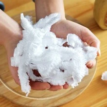 Kit 100 Tampa De Plástico descartável para alimento