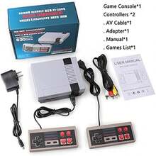 MINI CONSOLA DE VIDEO JUEGO CLASICO (620 JUEGOS ) - Gris - Ver 2