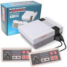 MINI CONSOLA DE VIDEO JUEGO CLASICO (620 JUEGOS ) - Gris - Ver 1