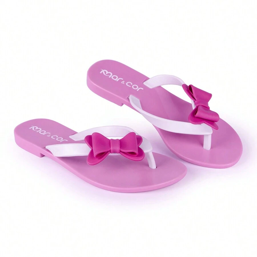 Kids Flat Sandals - Màu Hồng baby - Xem 1