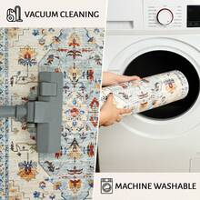 GENIMO Area Rug,Non-Slip Machine Washable Entrance Rug,Indoor Door Mat,20"x32",Shoes Scraper, Super Absorbent Welcome mat for Indoor Front Entrance Kitchen Bathroom Livingroom