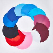 Gorro De Natación De Silicona En Azul - Azul - Ver 5