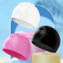 Gorro De Natación De Silicona En Azul - Azul - Ver 1