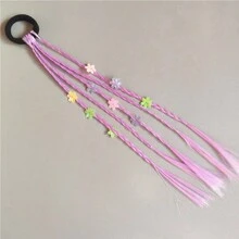 1 Diadema De Trenza Con Perforaciones Para Niñas, Con Cuentas Coloridas, Estrellas, Mariposas, Conchas Y Brillos Para Usar Todos Los Días, En La Playa, En La Calle, Viajar, Vacaciones Y Sesiones De Fotos De Niños Lindos