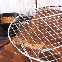 1 件不銹鋼折疊燒烤架 - 非常適合燒烤串、冷卻和烘焙、蒸和空氣煎炸、廚房用品 - 銀色 - 查看 4