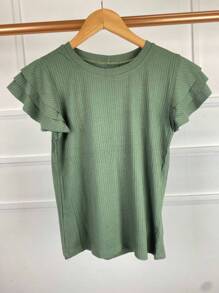 Women Blouses - 軍綠色 - 查看 1