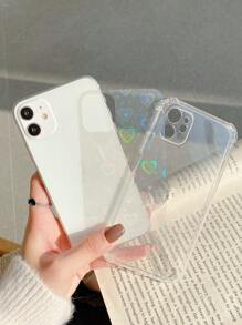 帶極光心紙透明手機殼 - 無色 - 查看 3