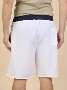 Men Shorts - 白色 - 查看 7