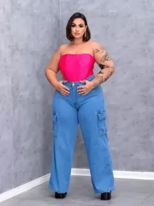 Women Jeans - Màu xanh lam - Xem 1