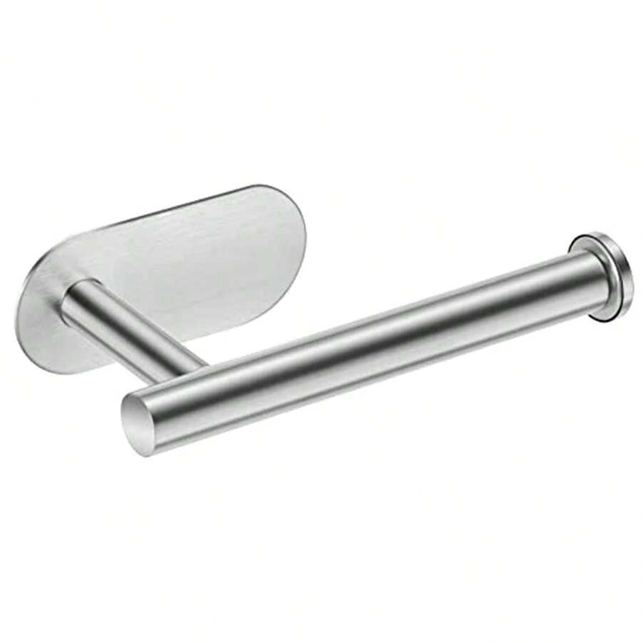 OBOVAY 1 pieza de acero inoxidable Soporte de papel higiénico , cuarto de baño rollo Soporte , servilleta papel Estante - Plateado - Ver 1