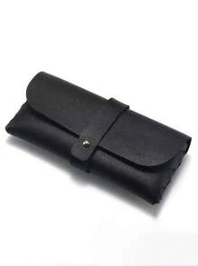 1pair Men Geometric Frame Fashion Glasses For Outdoor - Black - View 8