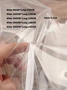 透明tpu布料,適用於服裝雨衣、薄膜防水、用於包裝布料等 - 無色 - 查看 8