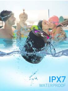 1入組黑色40W便攜音箱帶插卡槽和低音支撐真正無綫立體聲音箱 - 黑色 - 查看 9