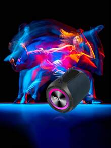 1入組黑色40W便攜音箱帶插卡槽和低音支撐真正無綫立體聲音箱 - 黑色 - 查看 6