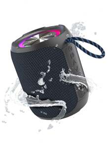 1入組黑色40W便攜音箱帶插卡槽和低音支撐真正無綫立體聲音箱 - 黑色 - 查看 1