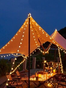 Christmas Decoration Fairy Lights Led Outdoor Camping Ambience Lights, Mini Bulbs, Canopy, Tent, Stall, Colorful, Flashing, Starry Lights - Yellow - View 12
