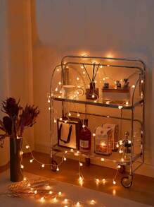 Christmas Decoration Fairy Lights Led Outdoor Camping Ambience Lights, Mini Bulbs, Canopy, Tent, Stall, Colorful, Flashing, Starry Lights - Yellow - View 9