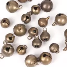 20-100pcs Jingle Bells Copper Pendants Hanging Christmas Tree Ornaments Christmas Decorations Party DIY Crafts Charms - Bronze - View 4