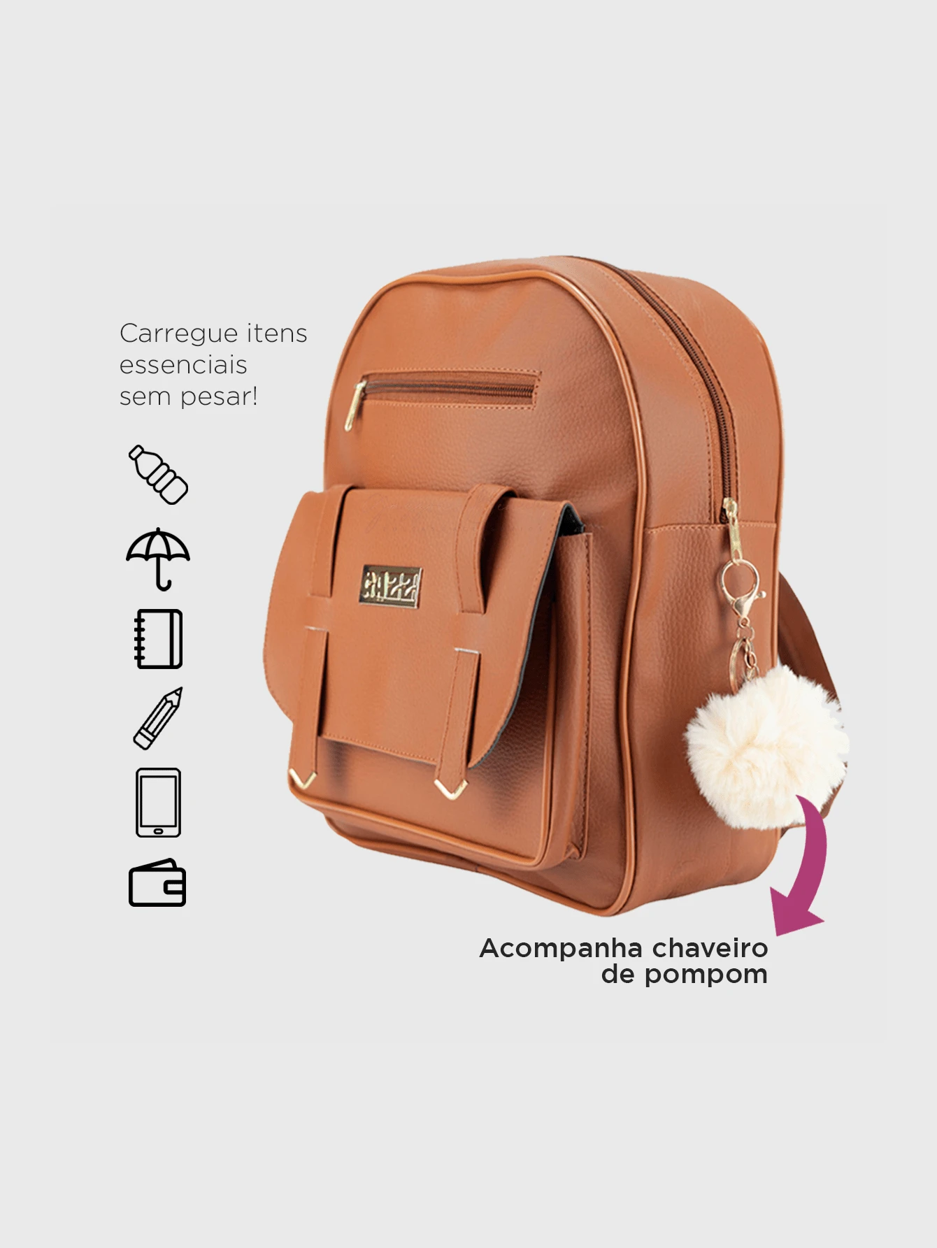 Women Fashion Backpacks - Lạc đà - Xem 1