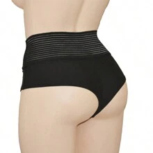 Calzon Cachetero Cintura Alta Compresion Suave Sexy Rina - Negro - Ver 4