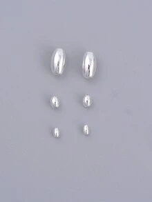 10入組時尚925純銀橄欖桶形散珠,手工diy手鍊、項鍊,送給朋友的禮物,手工藝愛好者必備