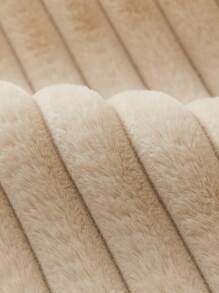 1只兔毛防護保暖直背沙發坐墊 - 棕色 - 查看 6