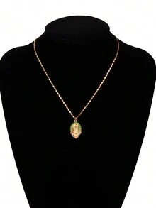 1個時尚的合金項鍊,適合女性佩戴