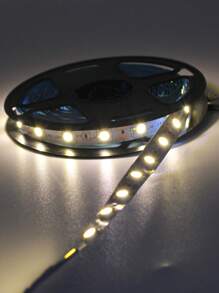 Fita Led 5050 Rolo 5 Metros 12v 300 Leds Ip20 + Fonte Branco Neutro - Preto - Visão 6