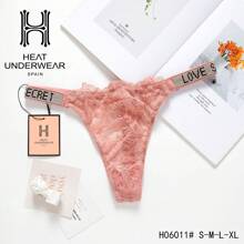 B.V.BLOUSE HeatUnderwear Thong - 粉色 - 查看 1