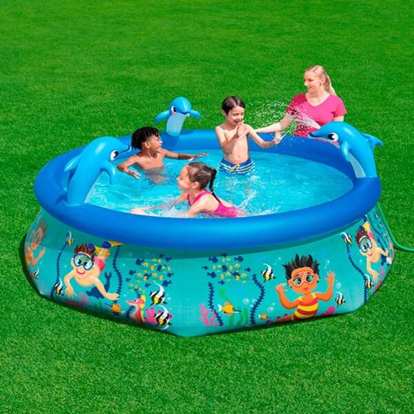 Piscina Alberca Niños Verano Inflable Oasis Submarino H2o Go Original