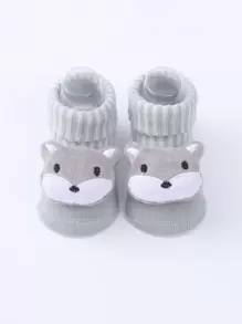 3 Pairs Of Cartoon Floor Baby Socks Doll Three-dimensional Children's Socks