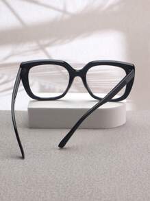 1 Pair Geometric Eyeglasses For Women - Black - View 5