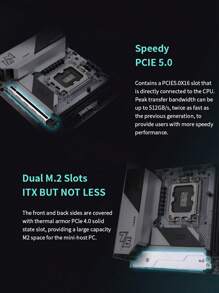 B760I FROZEN WIFI V20 ( Intel B760/LGA1700/ITX/DDR4 ) Bo mạch chủ máy tính để bàn chơi game nhiệt tình cao cấp , Chipset Intel B760 Ổ cắm LGA1700 , hỗ trợ CPU bộ xử lý Intel Core 12 13 Series , Chỉ bộ nhớ RAM DDR4 - màu đen - Xem 6