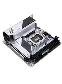 B760I FROZEN WIFI V20 ( Intel B760/LGA1700/ITX/DDR4 ) Bo mạch chủ máy tính để bàn chơi game nhiệt tình cao cấp , Chipset Intel B760 Ổ cắm LGA1700 , hỗ trợ CPU bộ xử lý Intel Core 12 13 Series , Chỉ bộ nhớ RAM DDR4 - màu đen - Xem 8