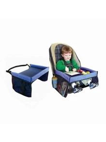 Car Children's Safety Seat Storage Table, Travel Children's Drawing Board, Baby Stroller Tray, Storage Hanging Bag - one-size - View 3