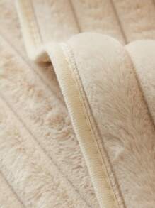 1只兔毛防護保暖直背沙發坐墊 - 棕色 - 查看 7