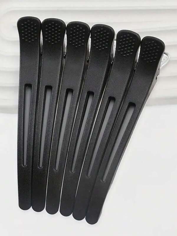 6pcs/Pack Black Crocodile Hair Clips, Hairdressing Alligator Hair Clip For Sectioning Hair Tools, Hair Products And Accessories For Barber Salon Beauty Back To School, Travel Holiday Essentials, Hair Accessories For Women, Slick Back Brush, Barber Accessories, Hair Dryer, Hair, Barber, Hair Tools, Hair Products, Hair Brush, Curly Hair Products, Hairdressing Equipment, Hair Cutting Scissors, Christmas, Barbershop, Hairdressing, Hair Dryer, Hair Brush, Barber, Hairdressing Equipment, Hairstyle, Hairdressing, Barber Accessories, Barbershop, Hairdressing Equipment