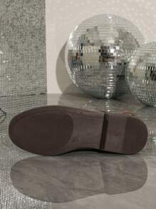 Botas planas de mujeres de moda - Marrón - Ver 6